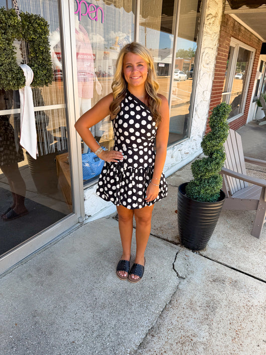 Timeless Dot Mini Dress