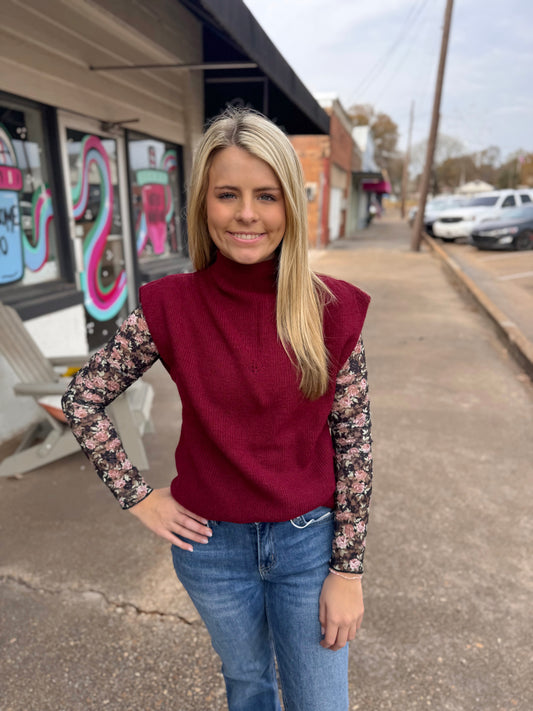 Lace Knit Top (Multiple Colors)