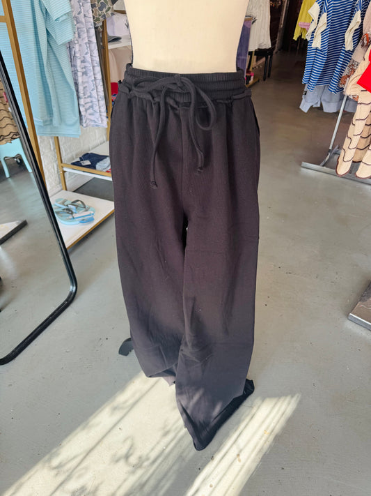 Relaxed Wide Leg Pants-Plus