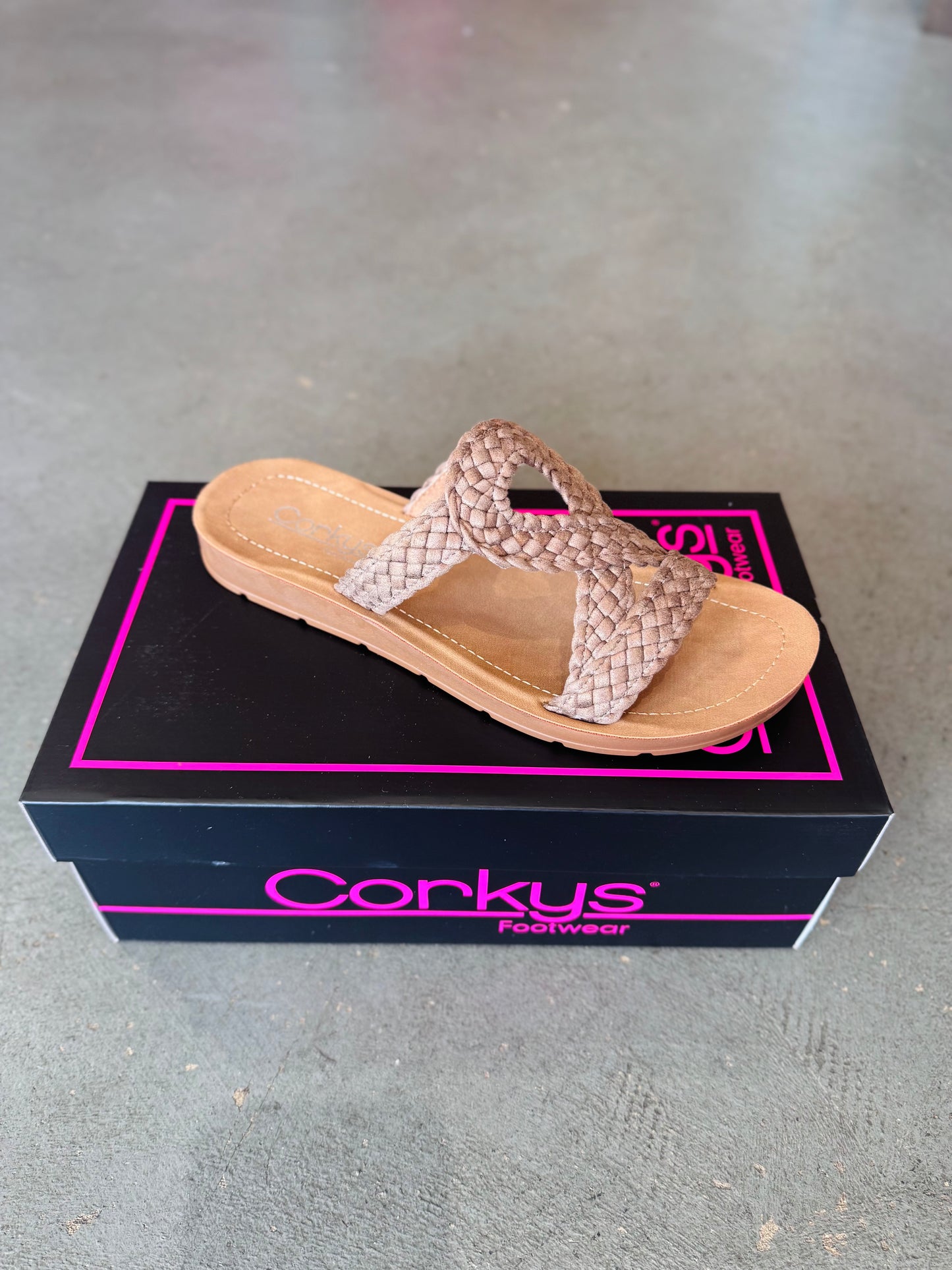 Tan Braided Sandal