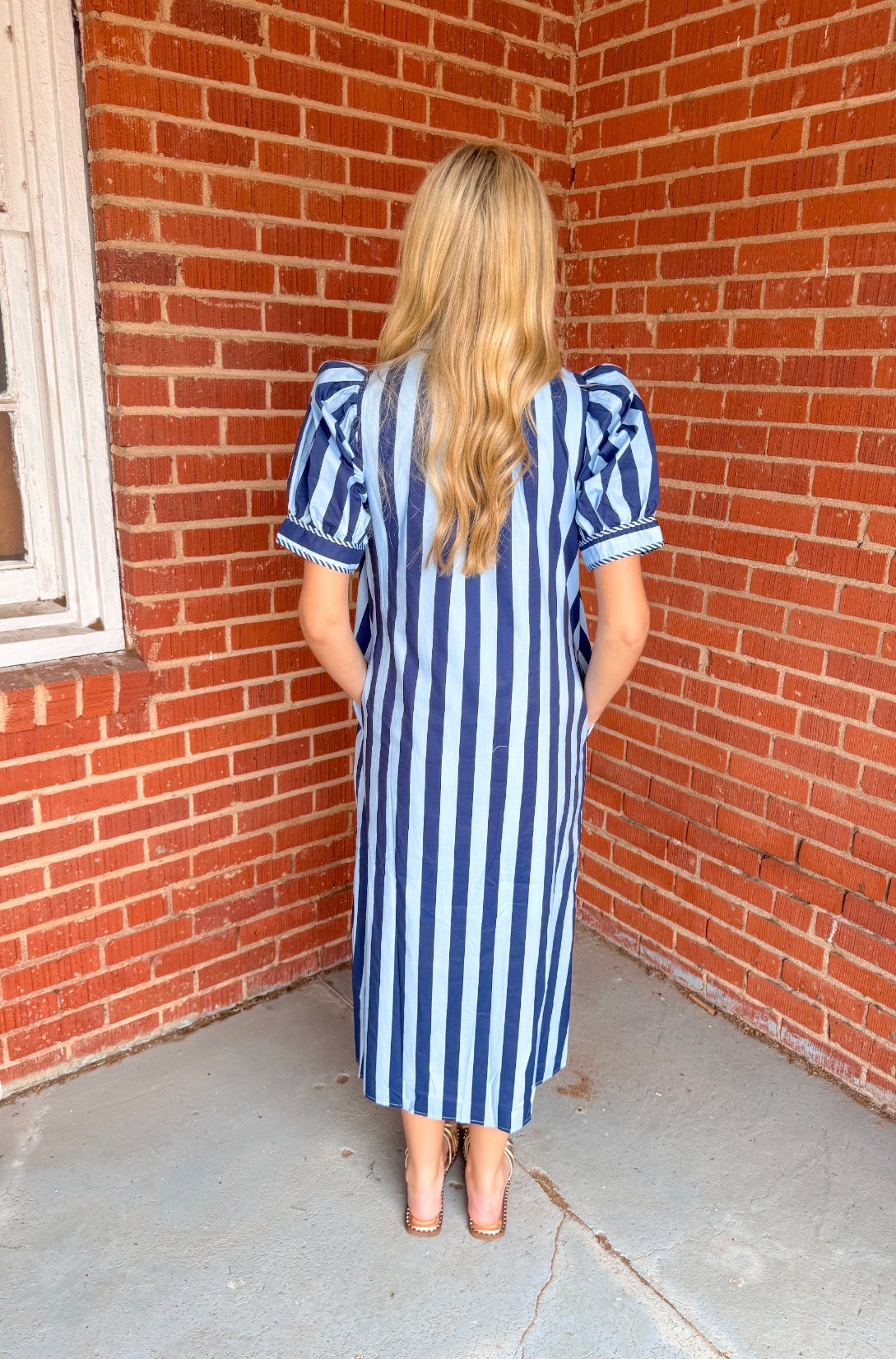 Striped Daze Midi Dress