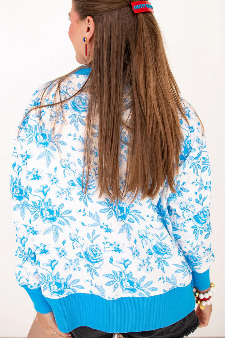 Ole Miss Floral Toile Sweatshirt