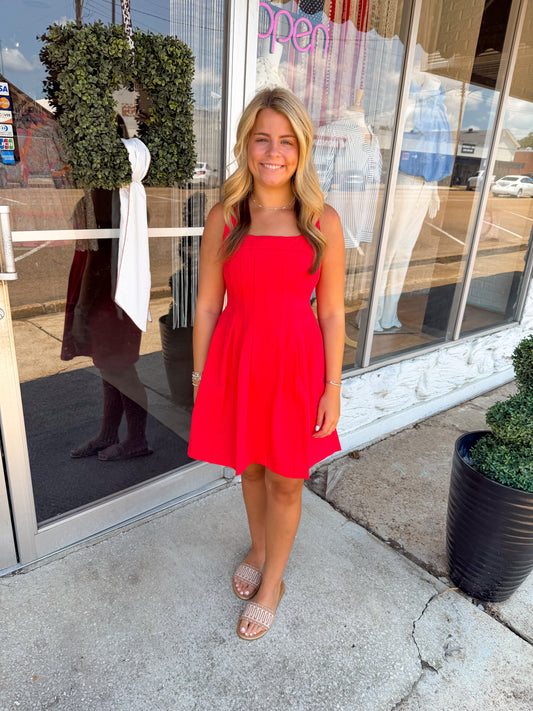 Red Hot Mini Dress