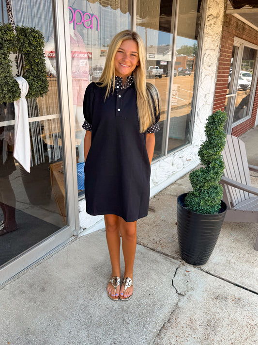 Classy Black Mini Dress