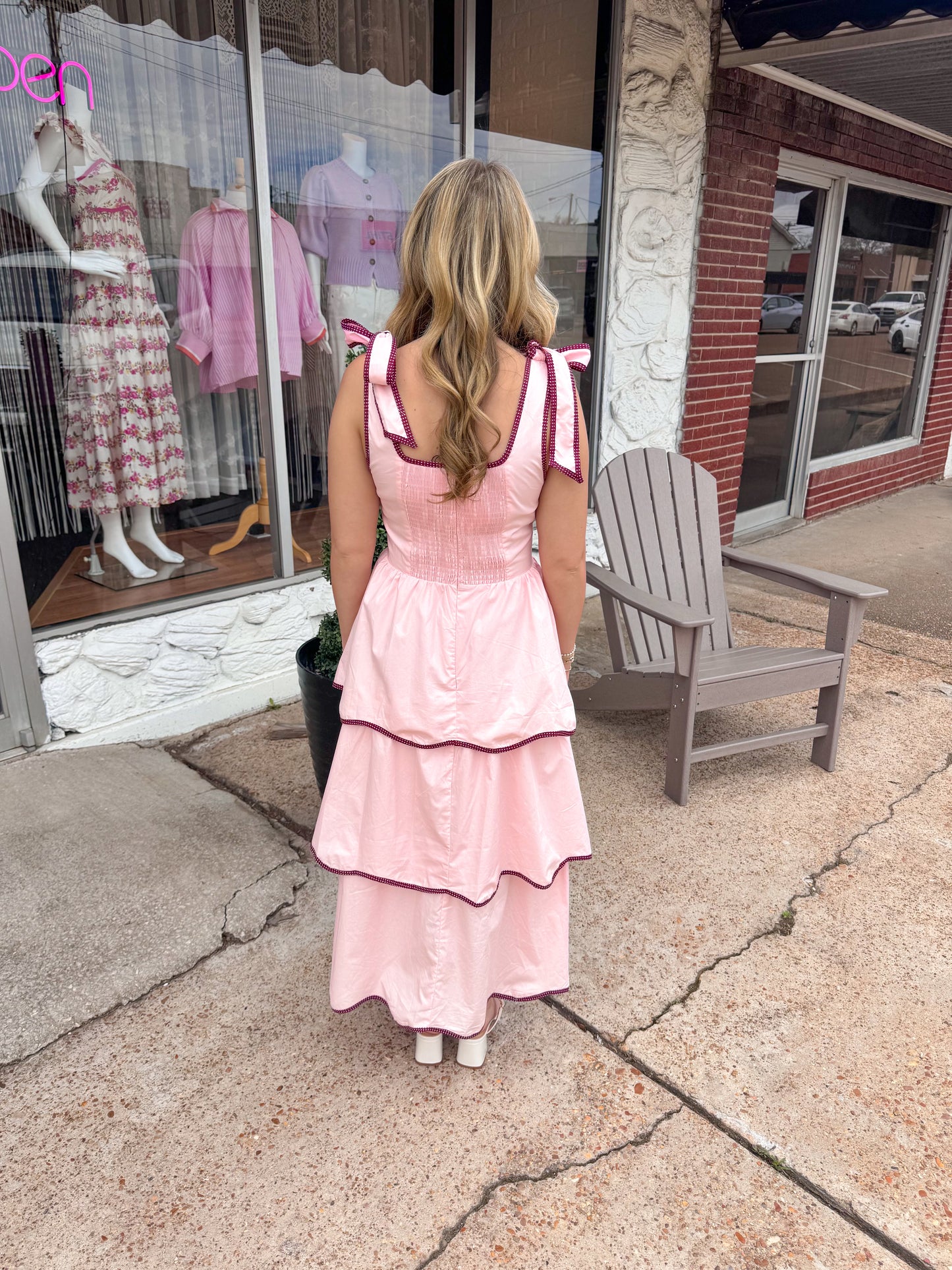 Bloom and Twirl Midi Dress