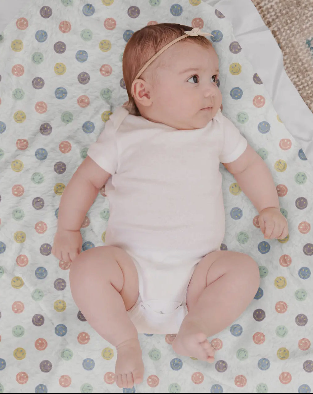 Smiley Baby Blanket