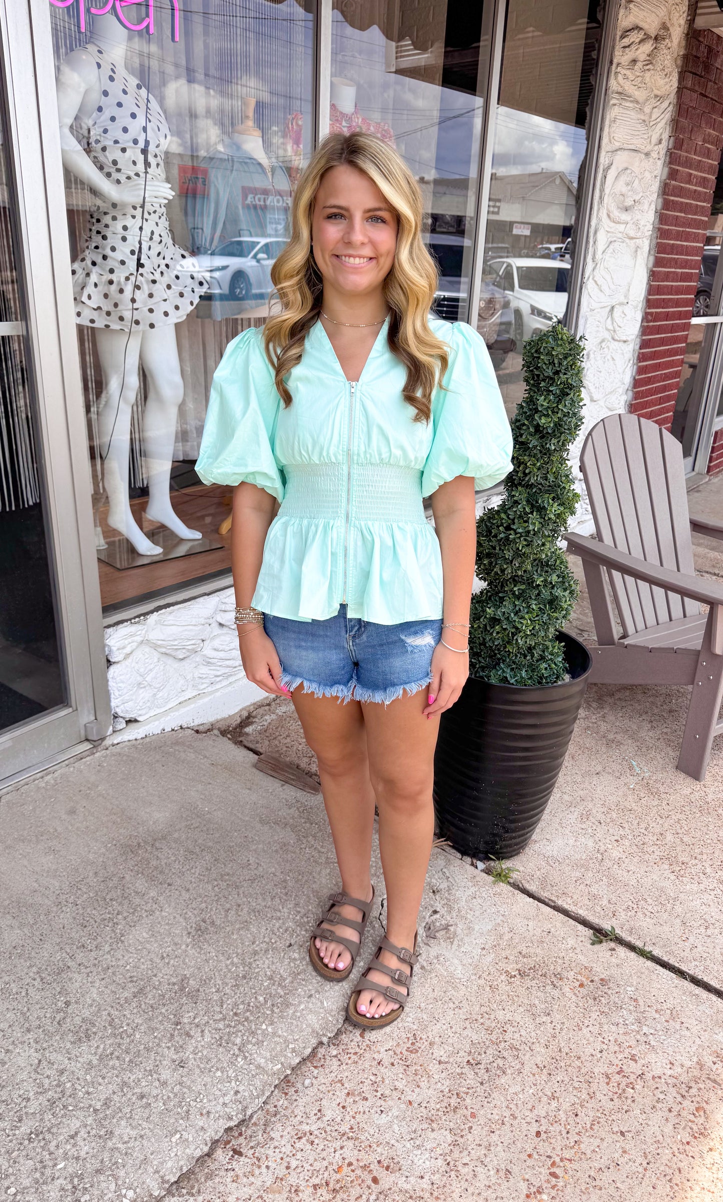 Mint-To-Be Blouse