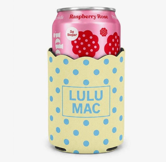 Lulu Mac Polka Dot Koozie (multiple colors)