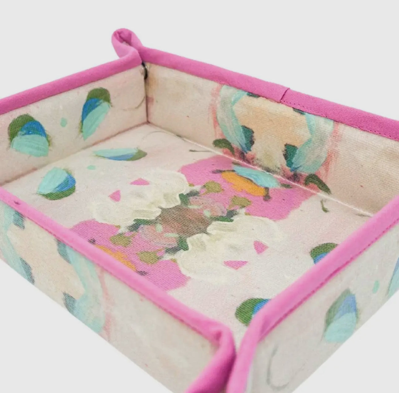 Monet's Garden Pink Snap Tray