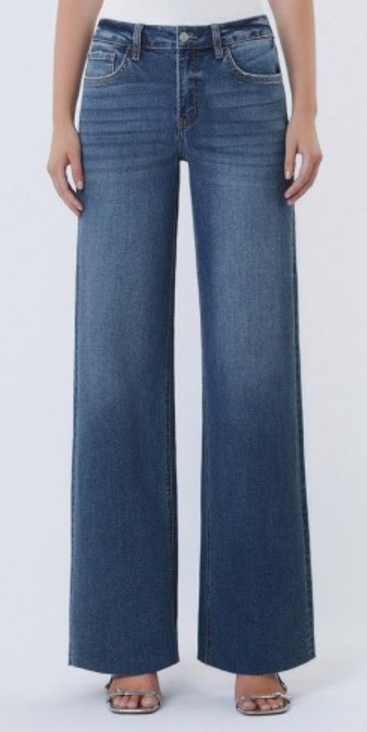 High Rise Dark Wash Jean
