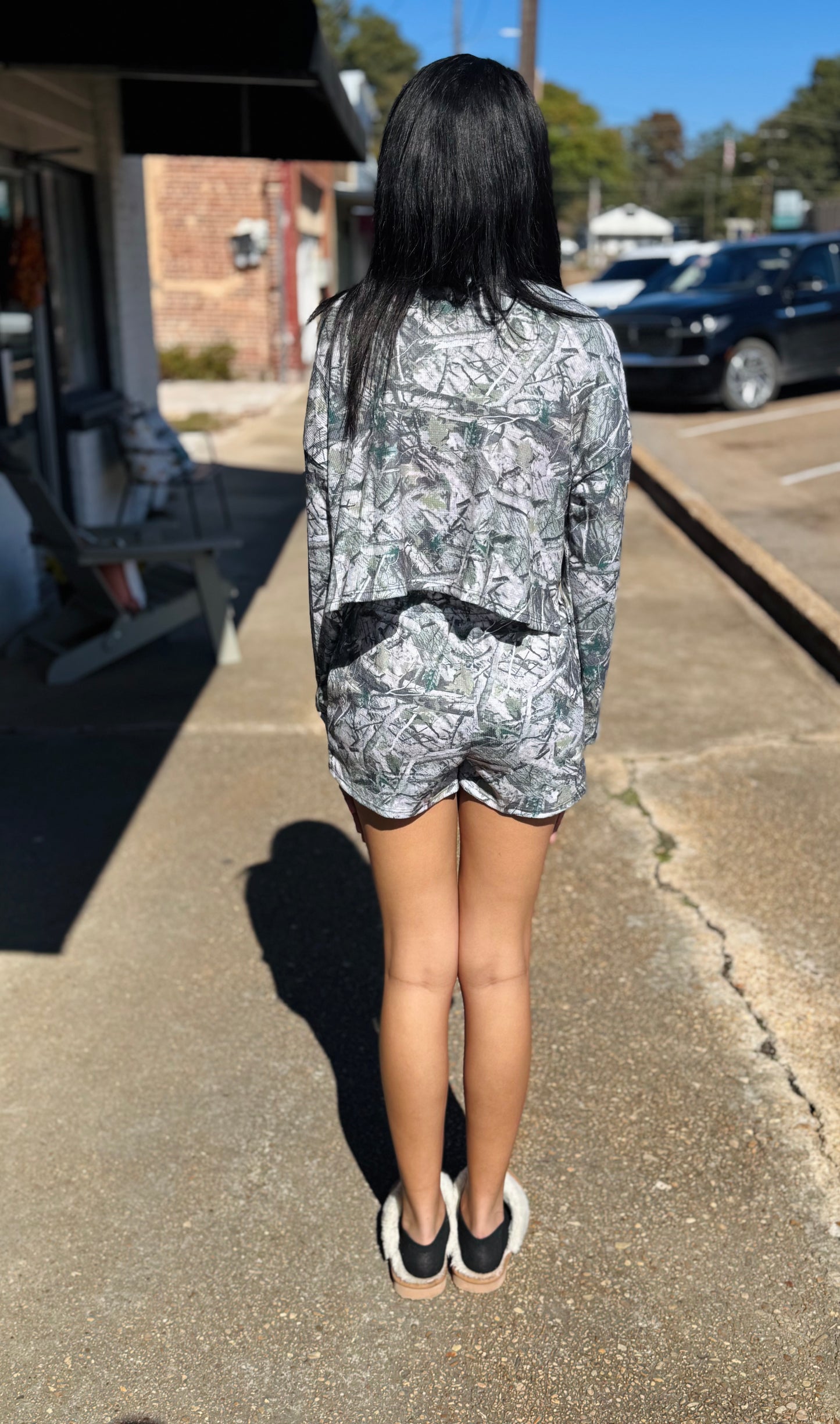 Camo Shorts Set