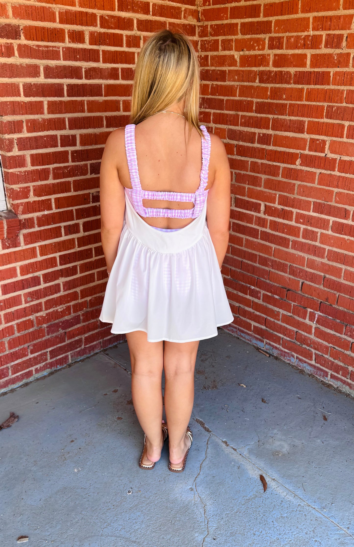 Gingham Dreams Active Dress