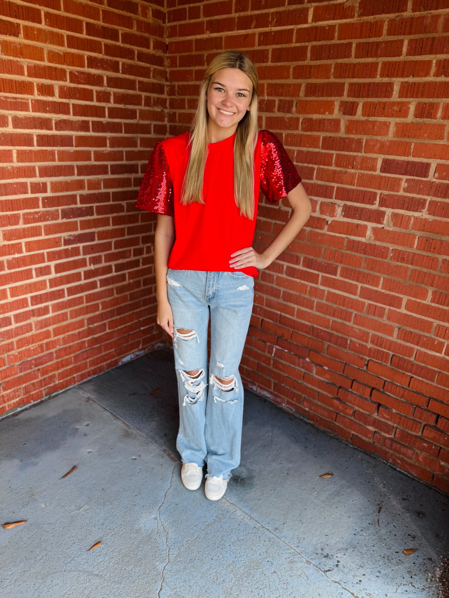 Red Hot Glam Top