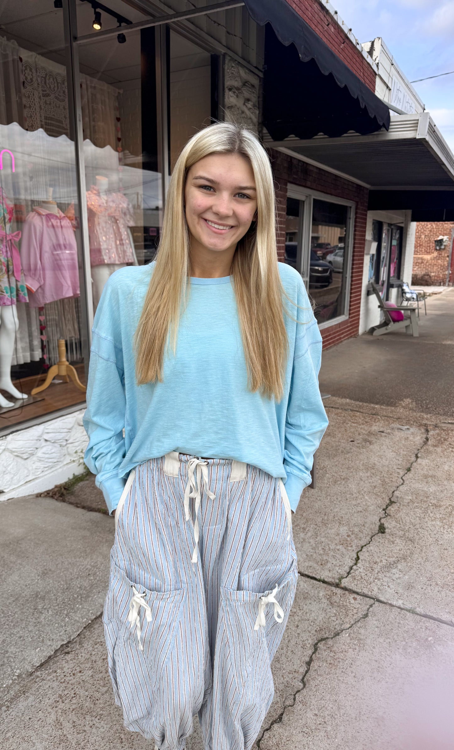 Cross Back Long Sleeve (multiple colors)
