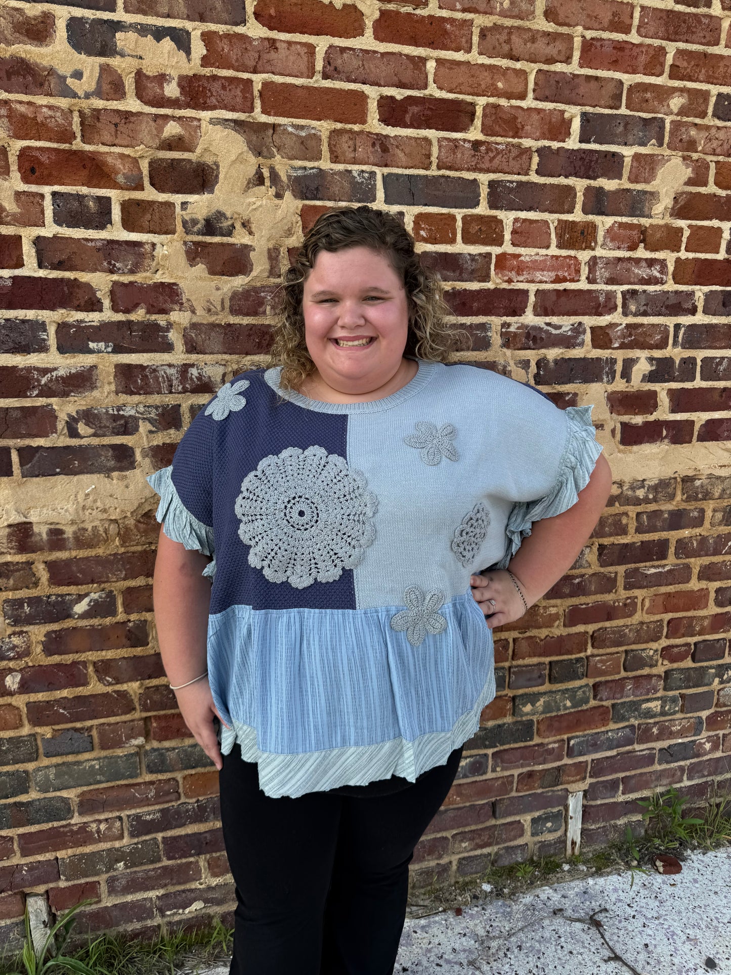 Flower Daze Top-Plus