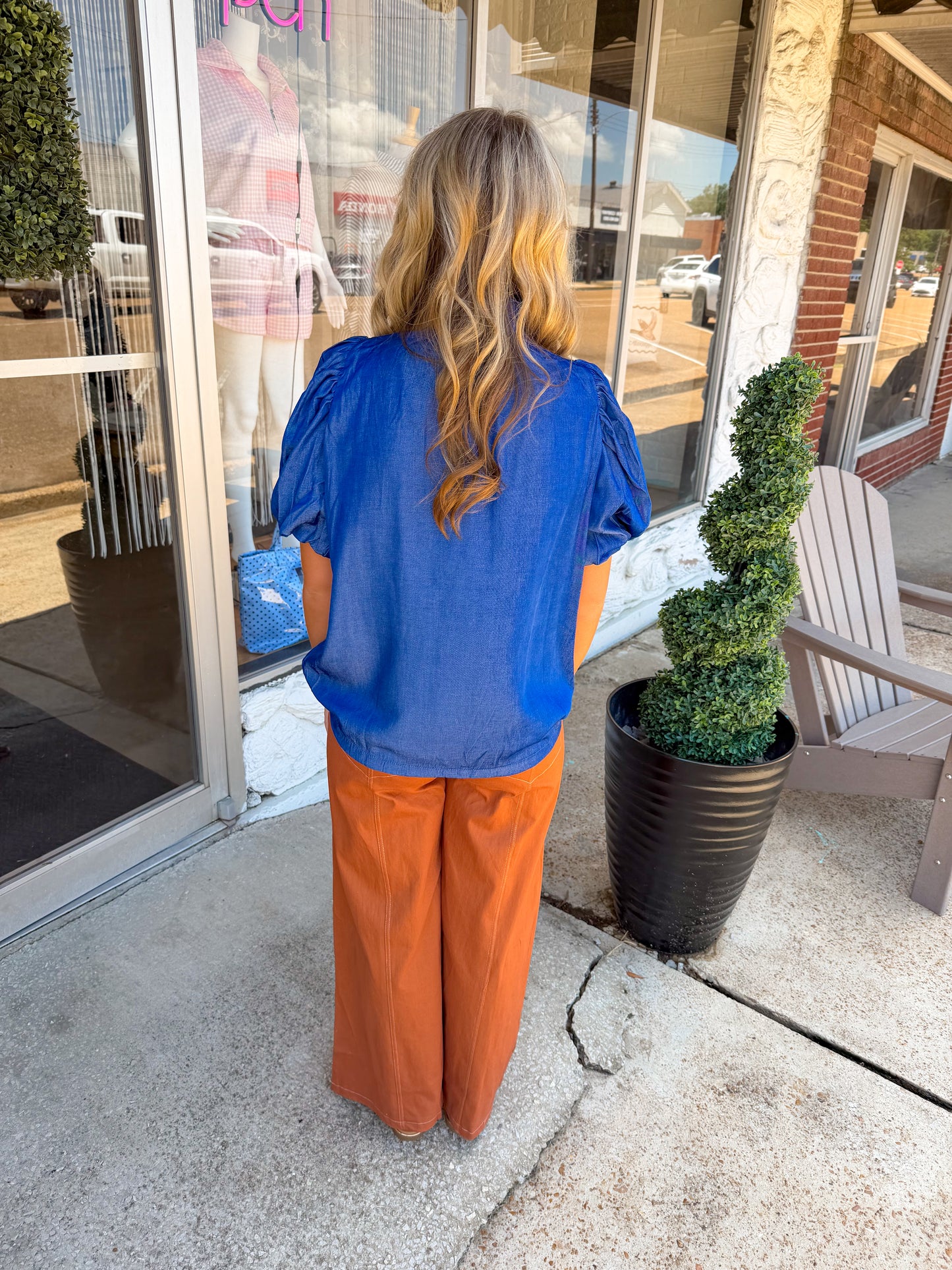 Denim Daze Top