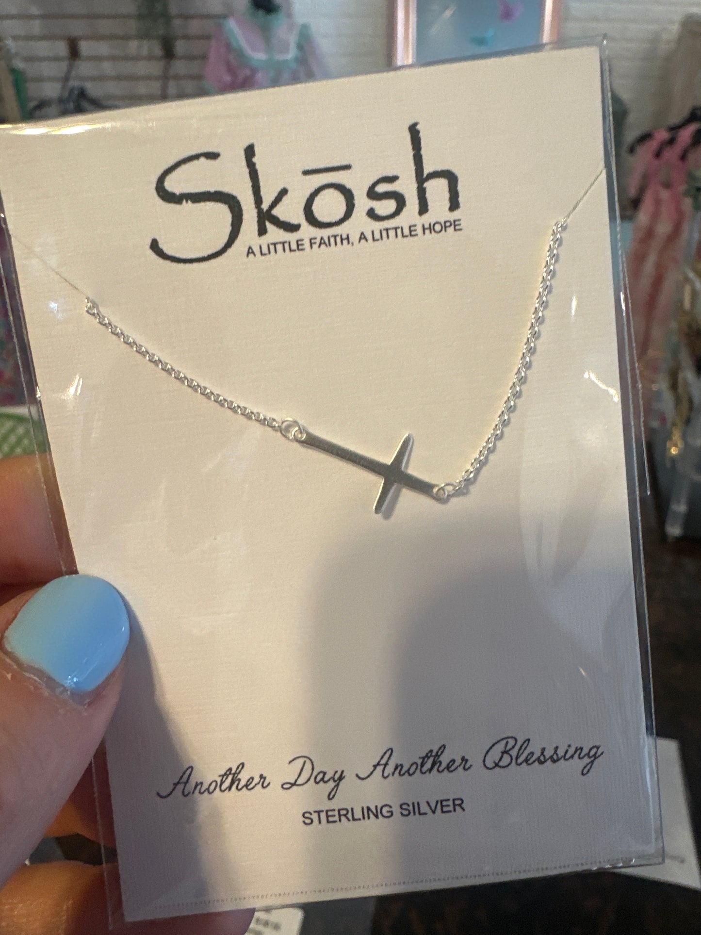 Skosh cross necklaces