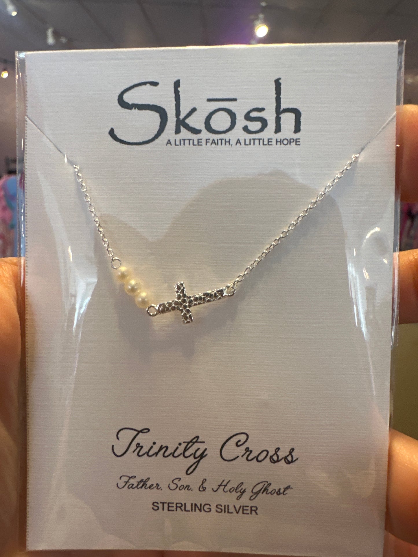 Skosh cross necklaces