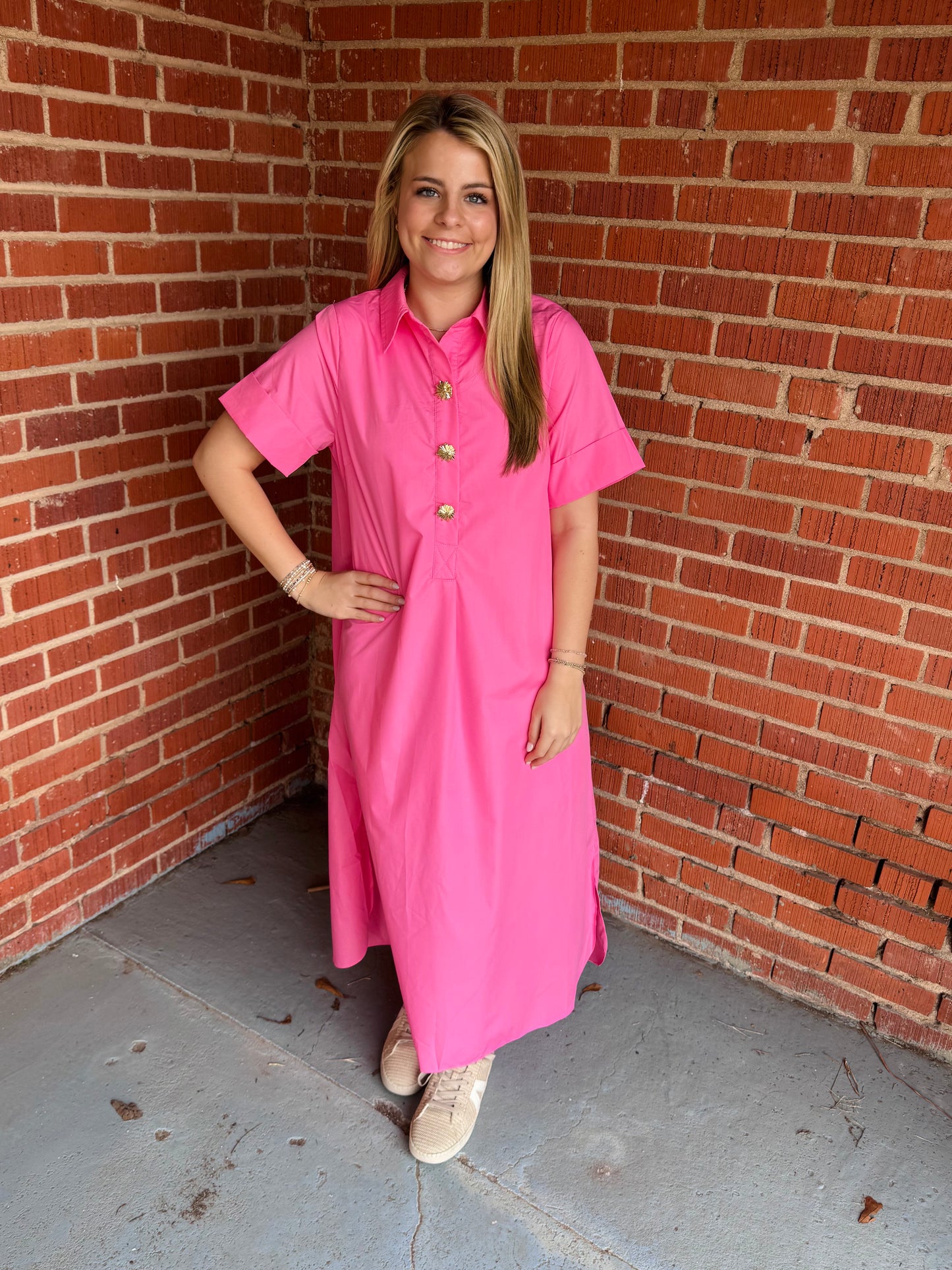 Peony Pop Midi Dress