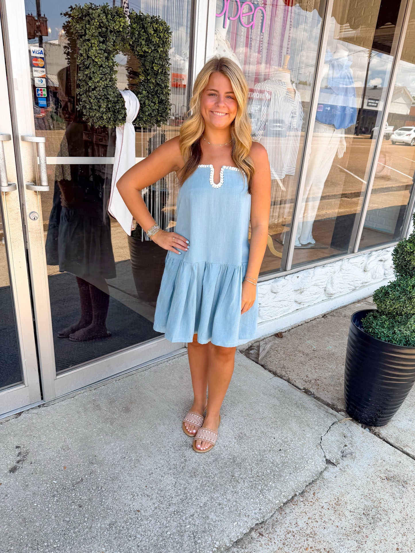 Sky's The Limit Mini Dress