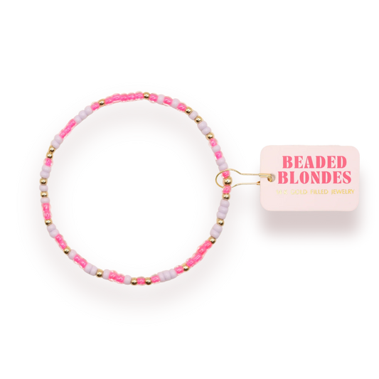 Hot Pink & Lilac Bracelet
