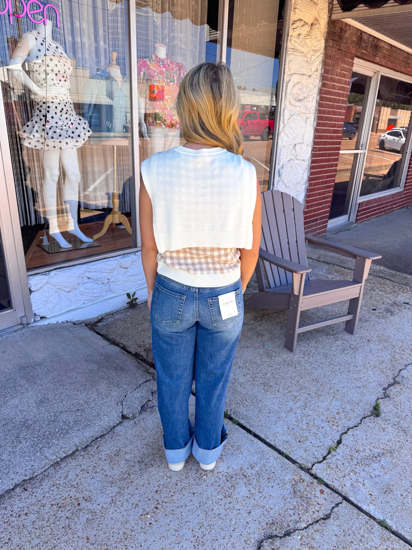 Preppy Gingham Top