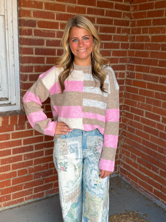 Sweetheart Stripes Sweater