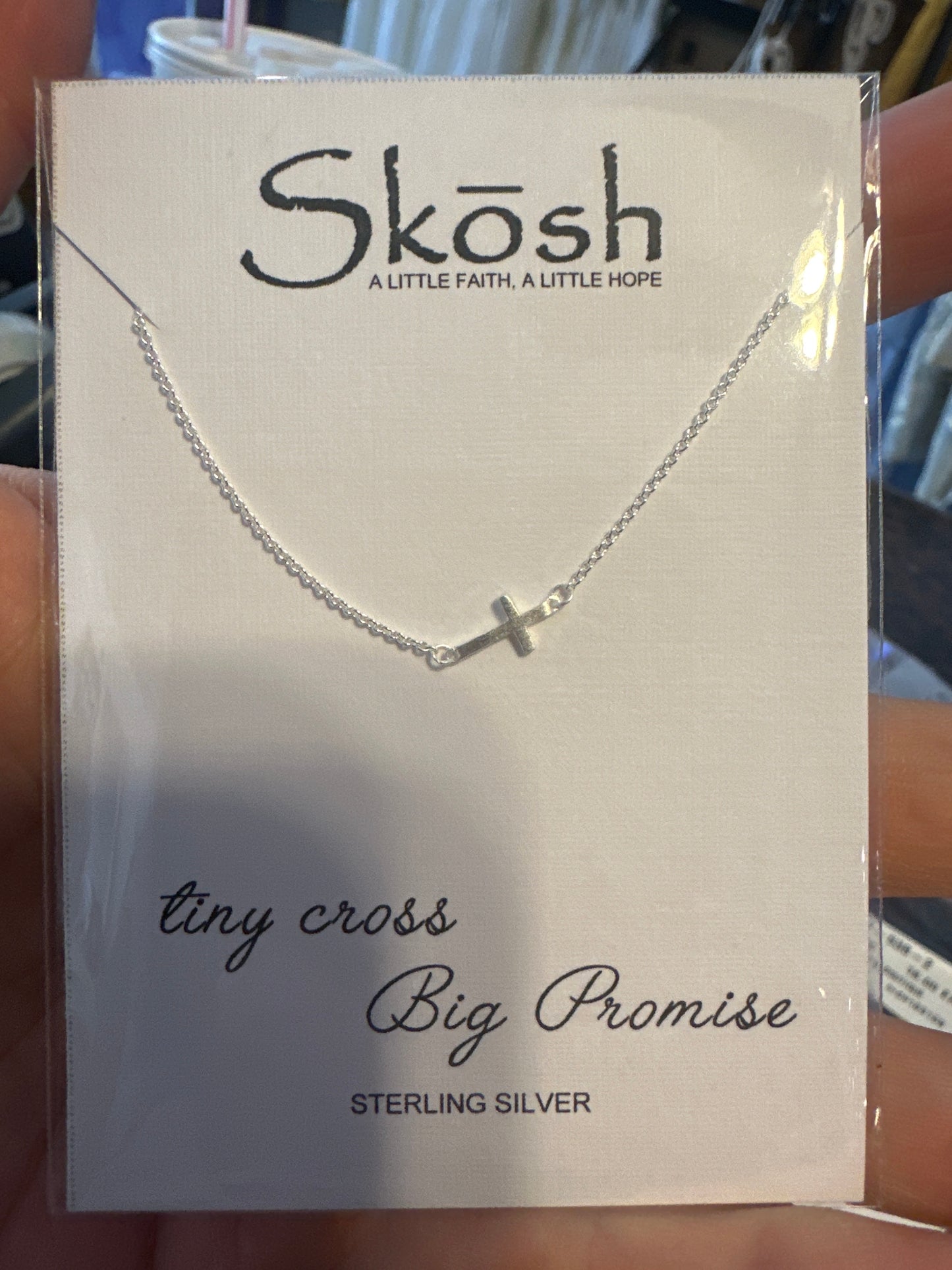 Skosh cross necklaces