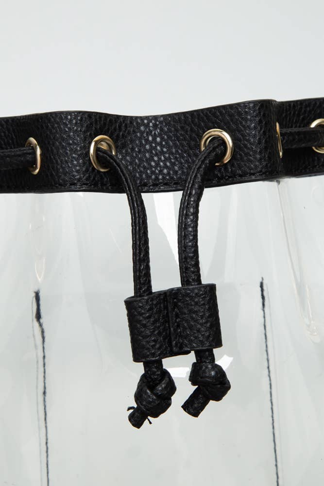 Clear Crossbody  Bucket