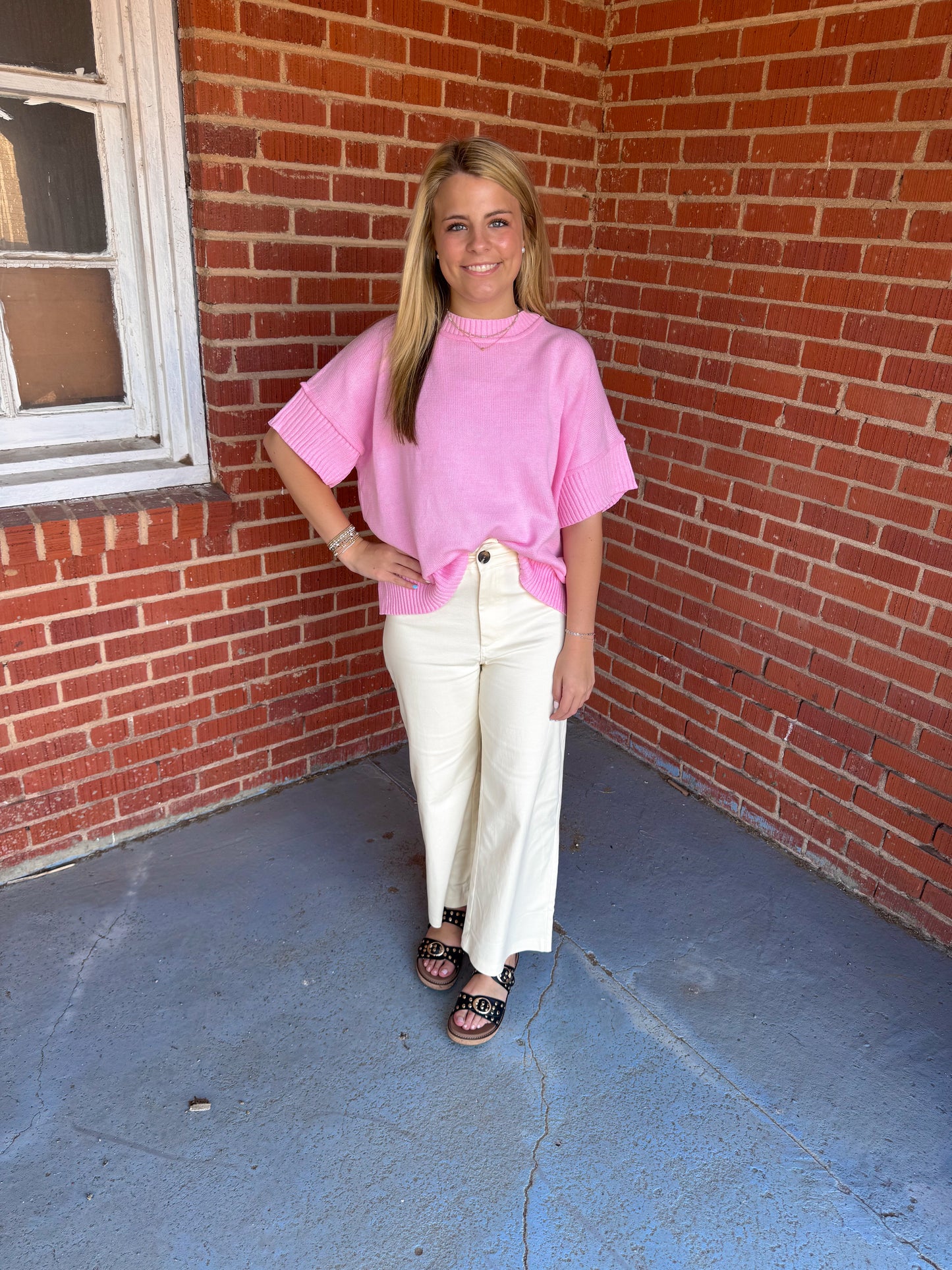Flirty in Pink Top