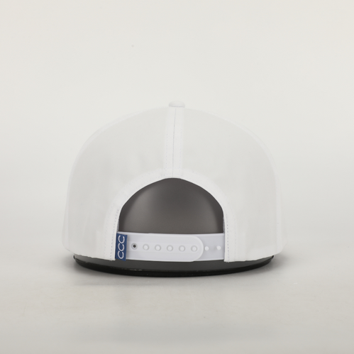 Cursive Roped Hat White