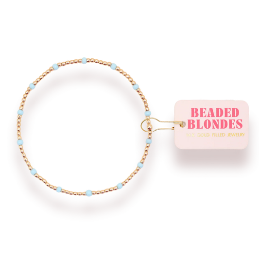 Powder Blue Dainty Bracelet