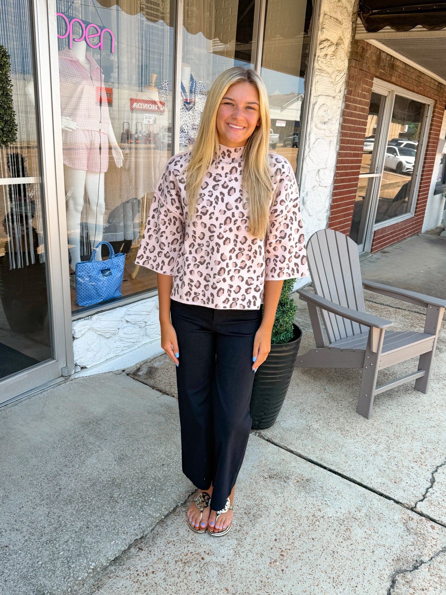 Pretty in Pink Cheetah Sweater