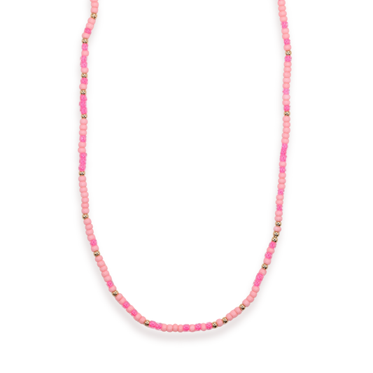 Hot Pink Sprinkle Necklace