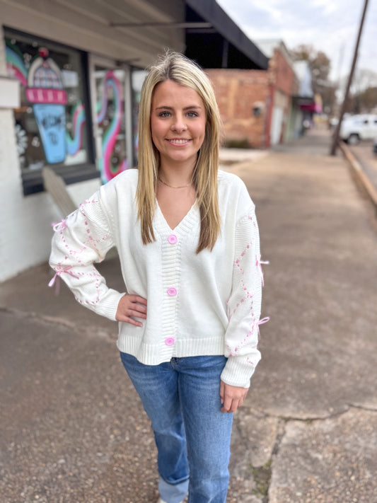 Ribbon Detail Cardigan