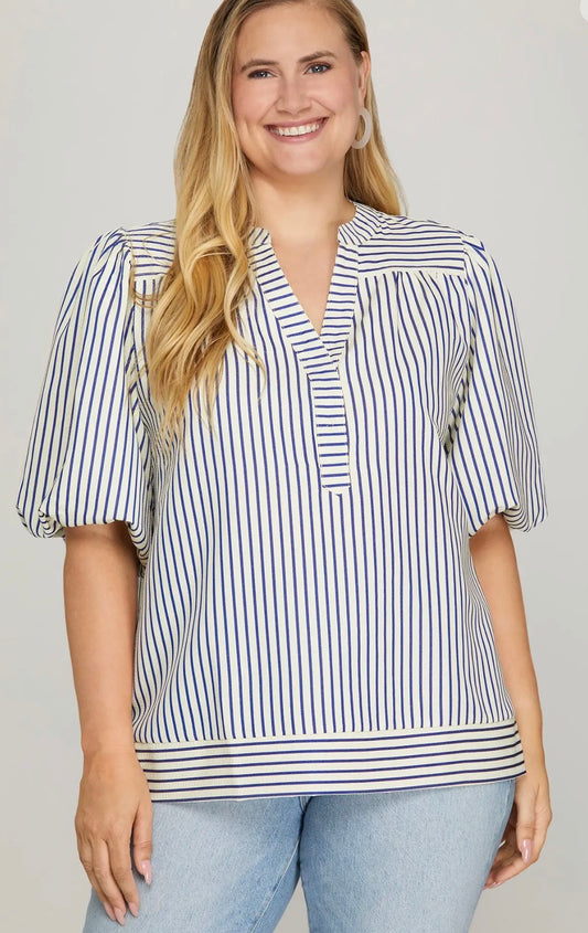 Sail Away Top -Plus