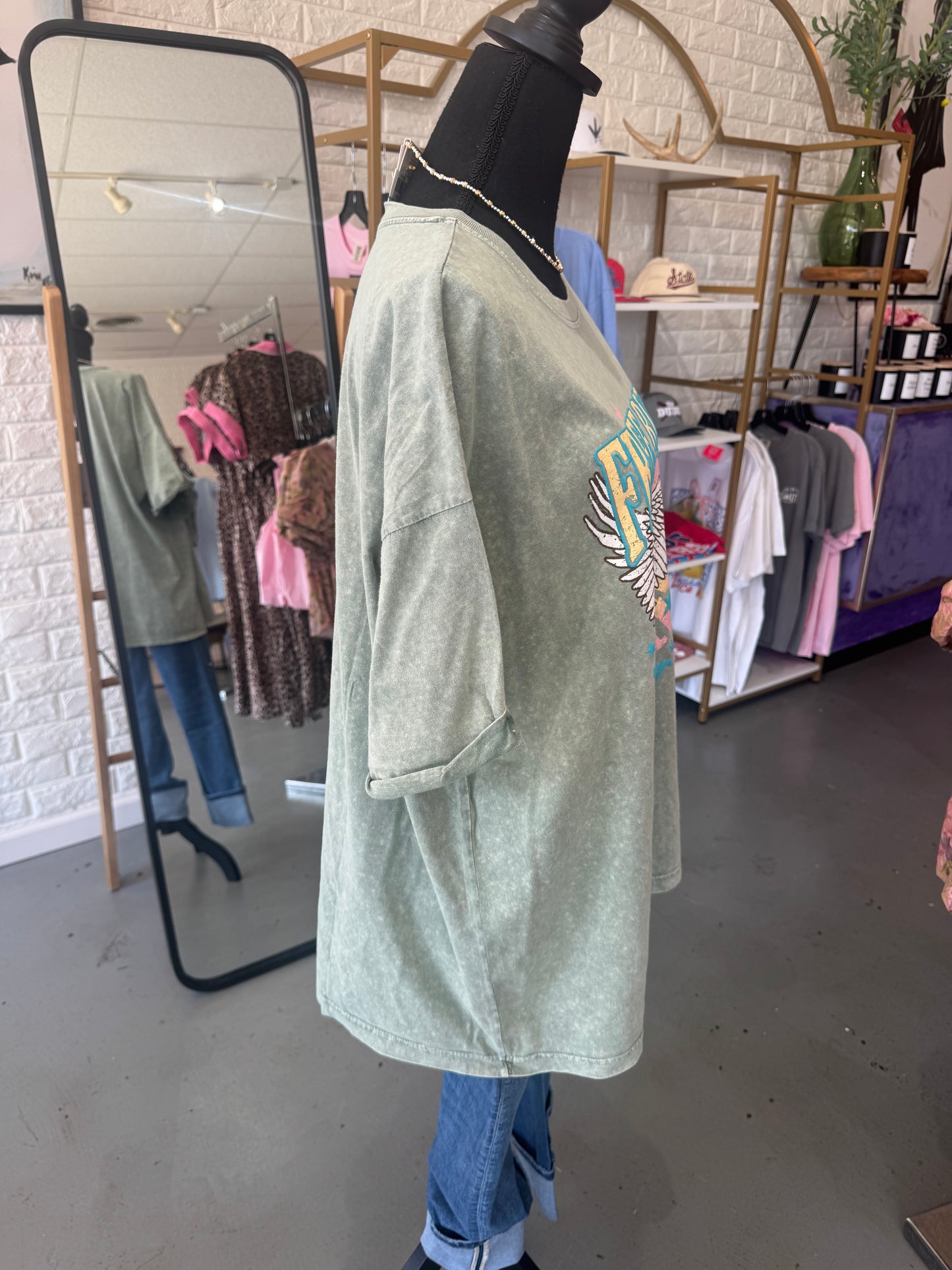 Free Bird Graphic Tee - Plus