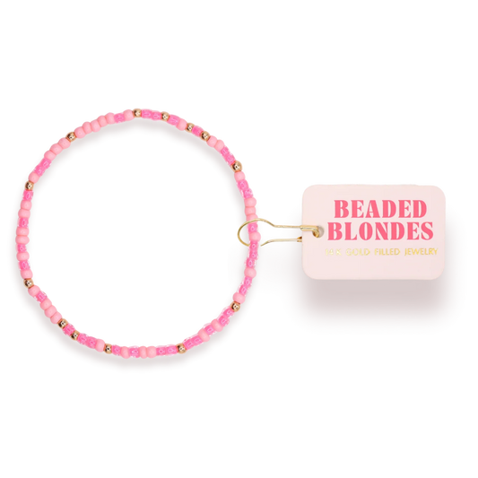 Hot Pink Sprinkle Bracelet