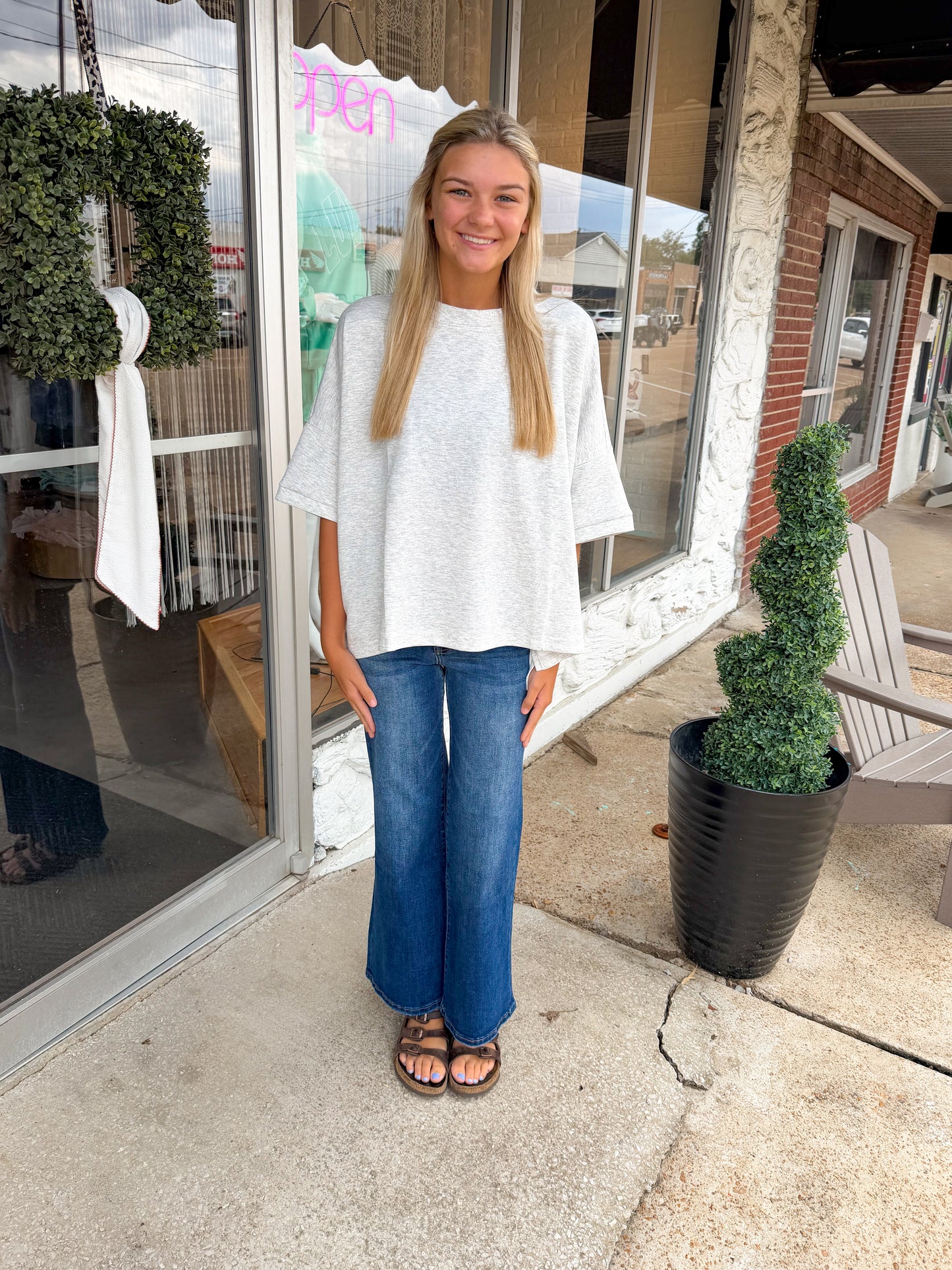 Grey Scuba Tee