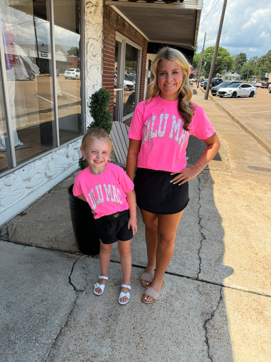 Youth Lulu Mac Neon Camo Tee