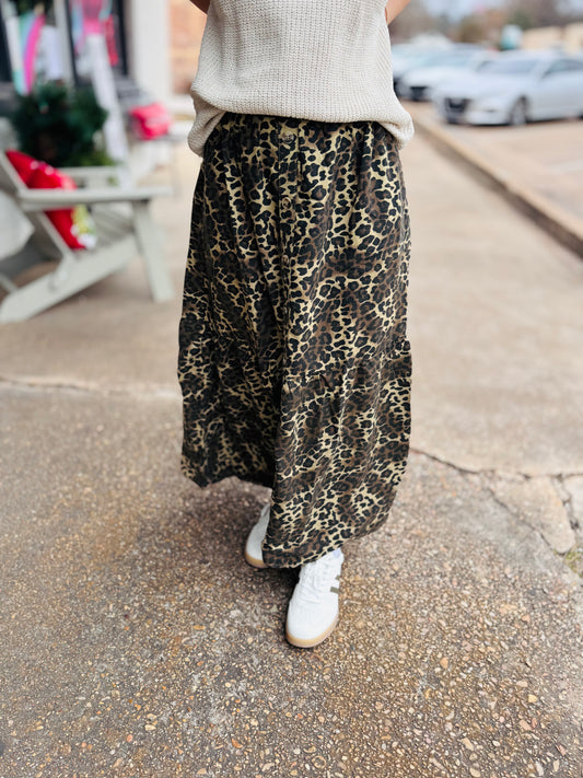 Leopard Skirt