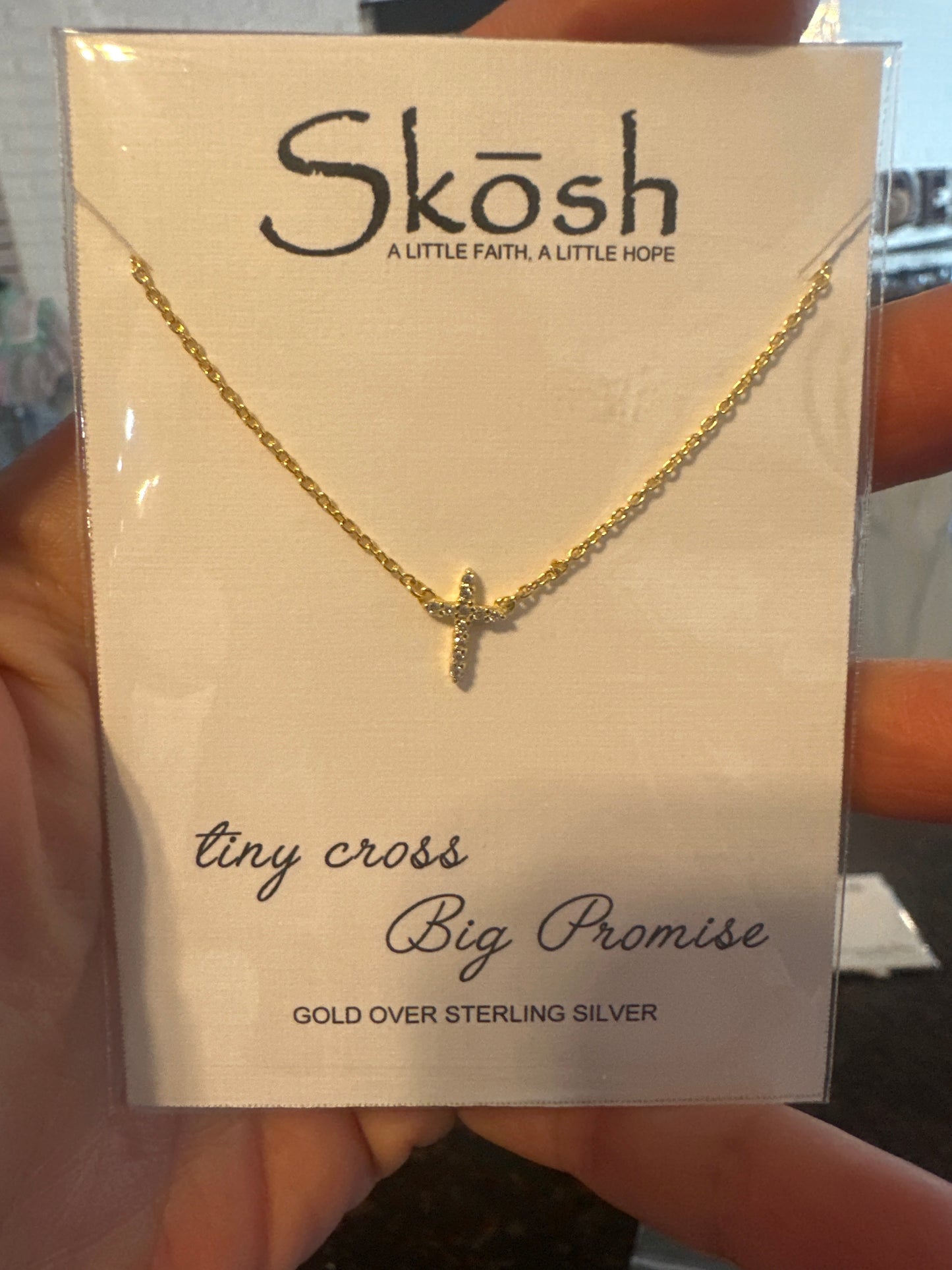 Skosh cross necklaces