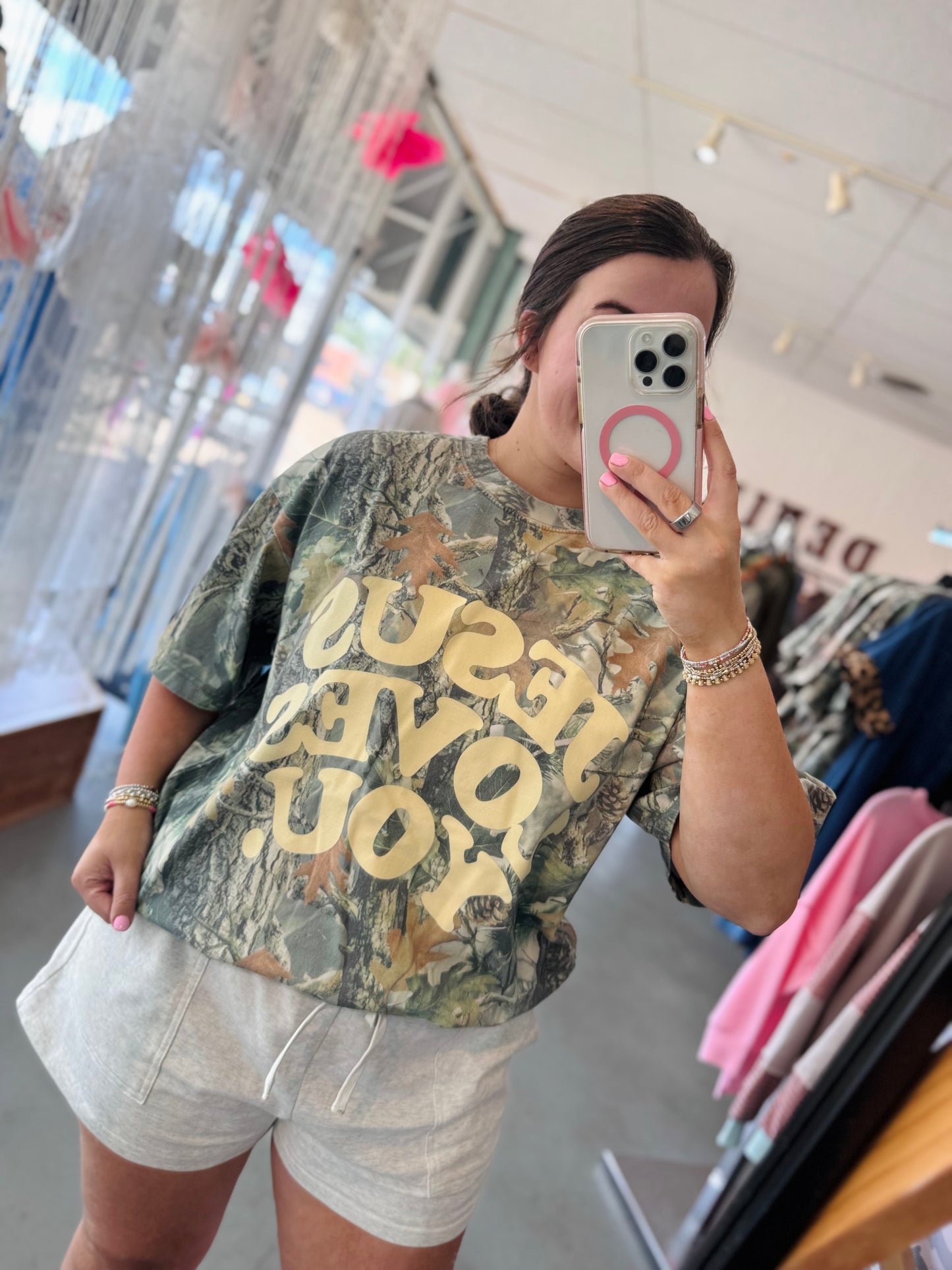 Jesus Loves You Camo Tee