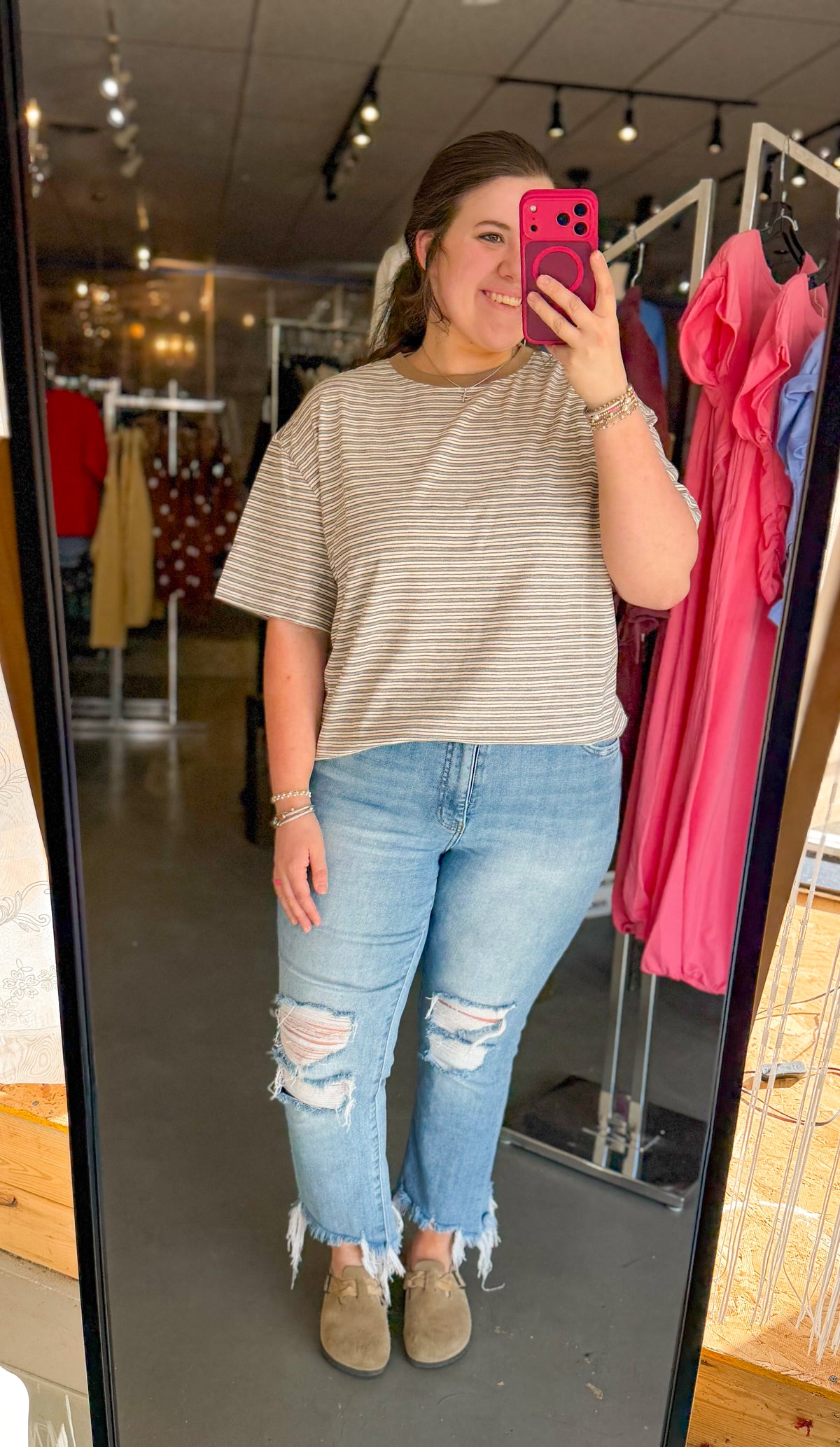 Striped Oversized Tee