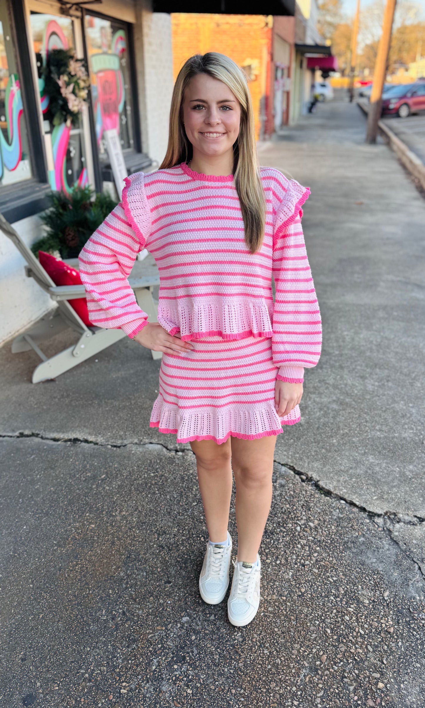 Pretty in Pink Skirt Set