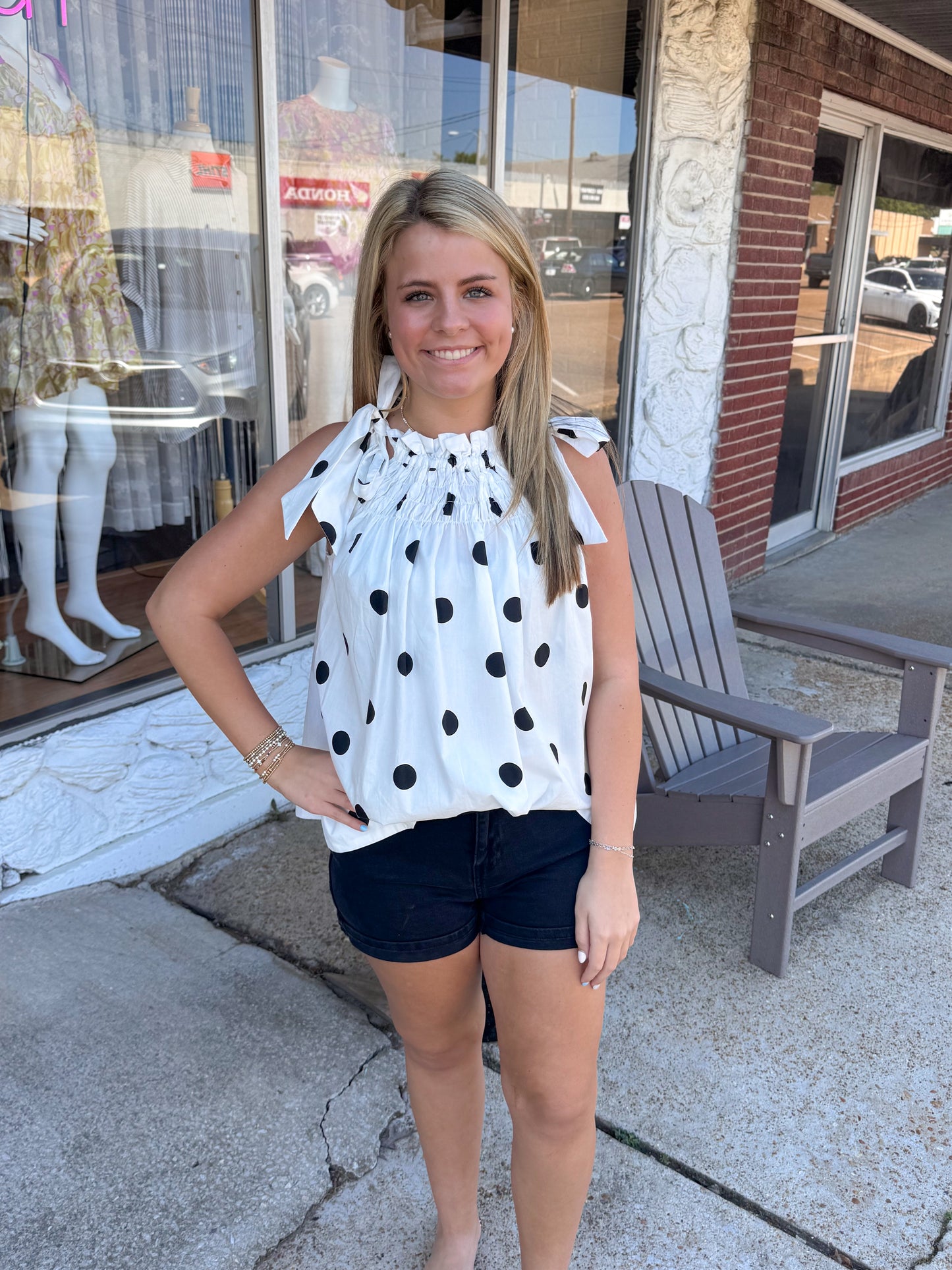 Simply Spotted Top