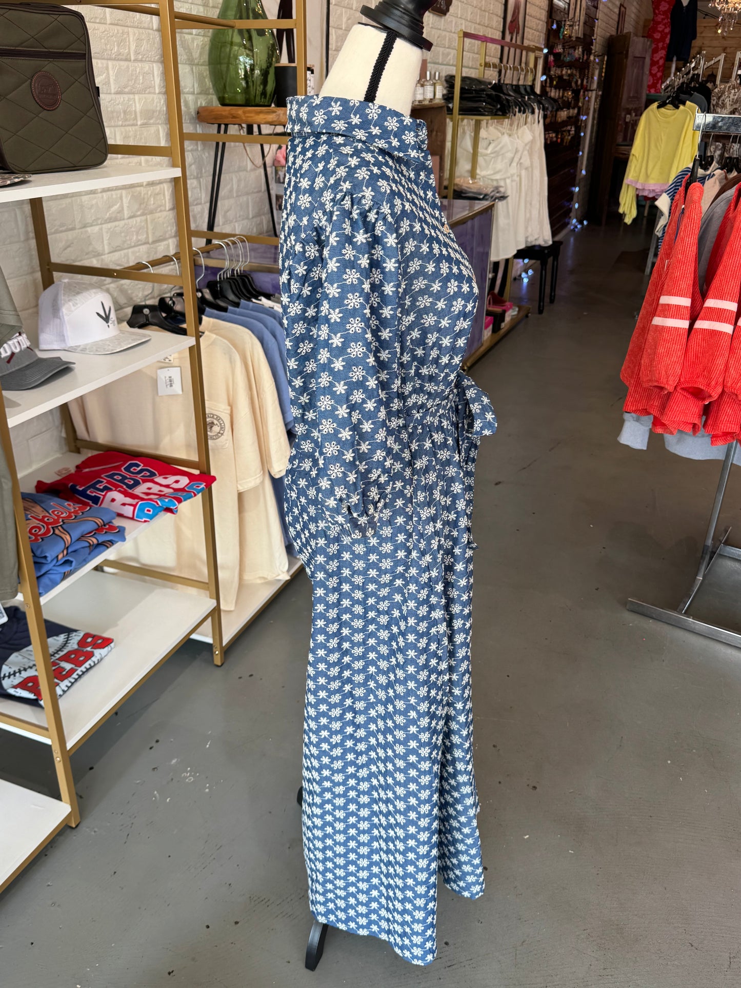 Floral Embroidery Dress