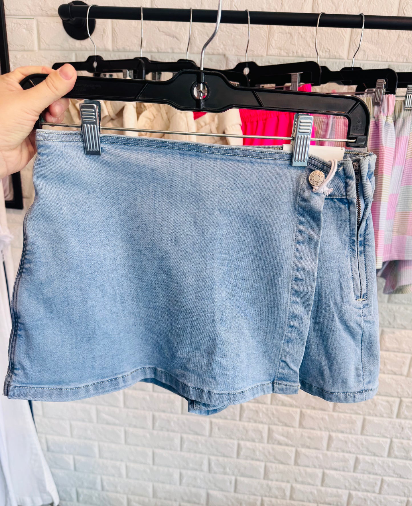 Denim Skort