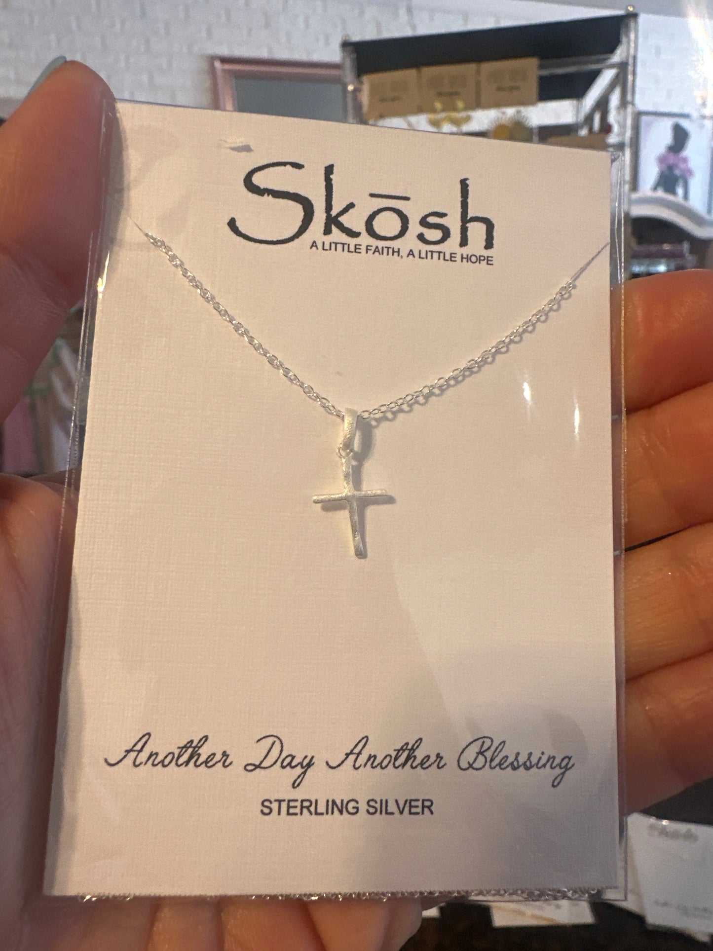 Skosh cross necklaces