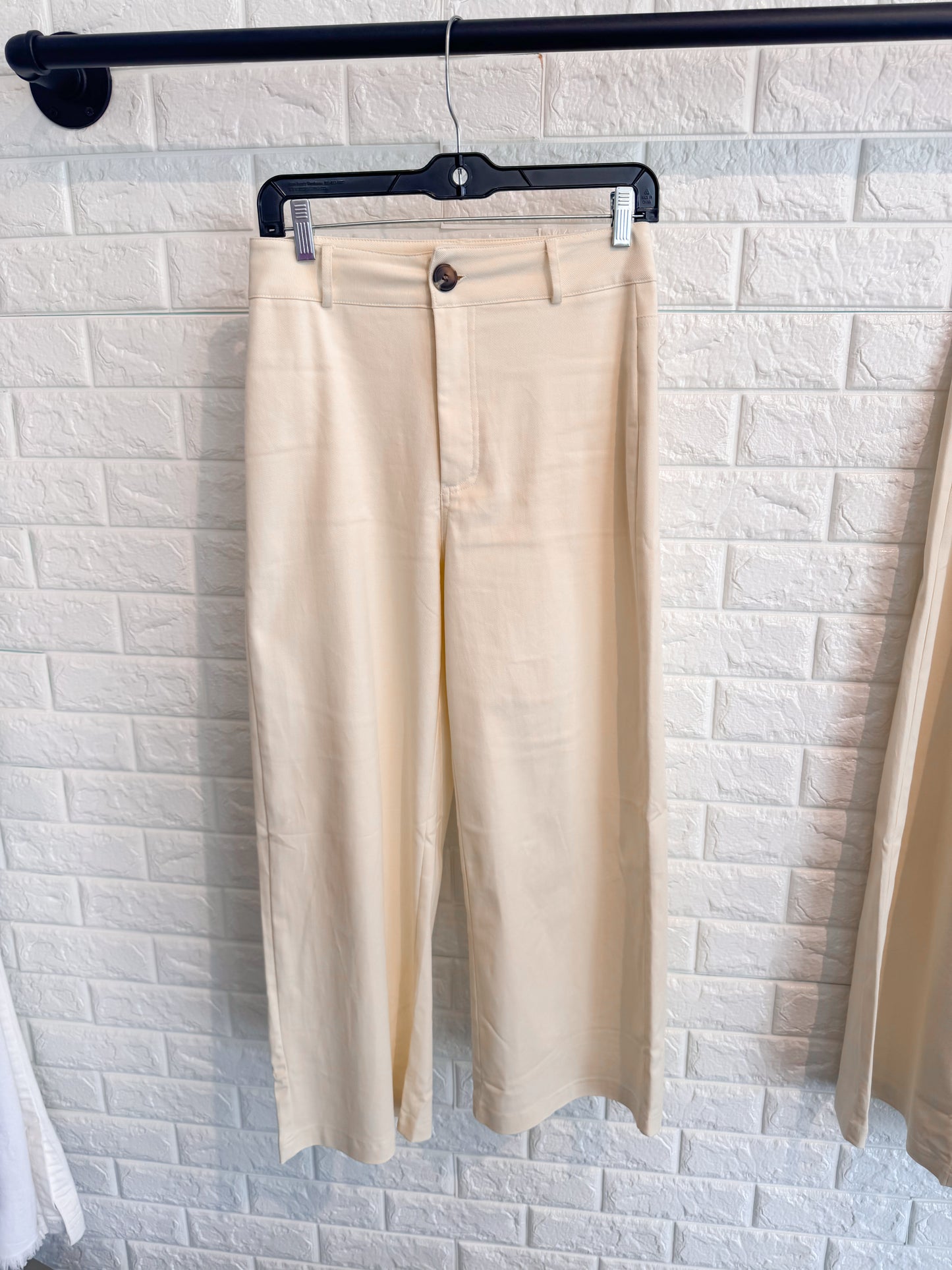 Ivory Wide Leg Pants